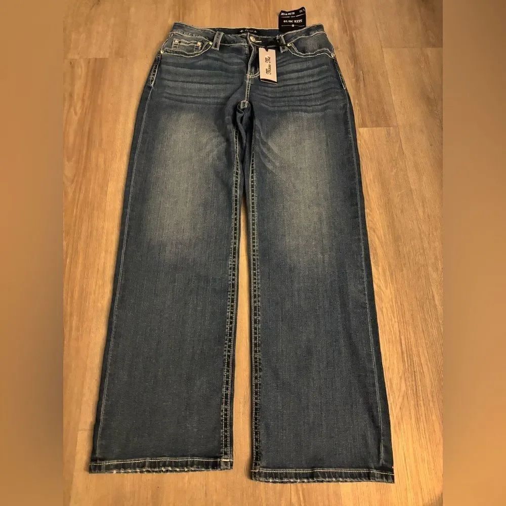 Fleur by Miss Me Dark Blue Denim Jeans